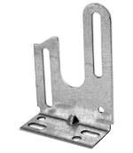 Universal spring anchor bracket for a garage door